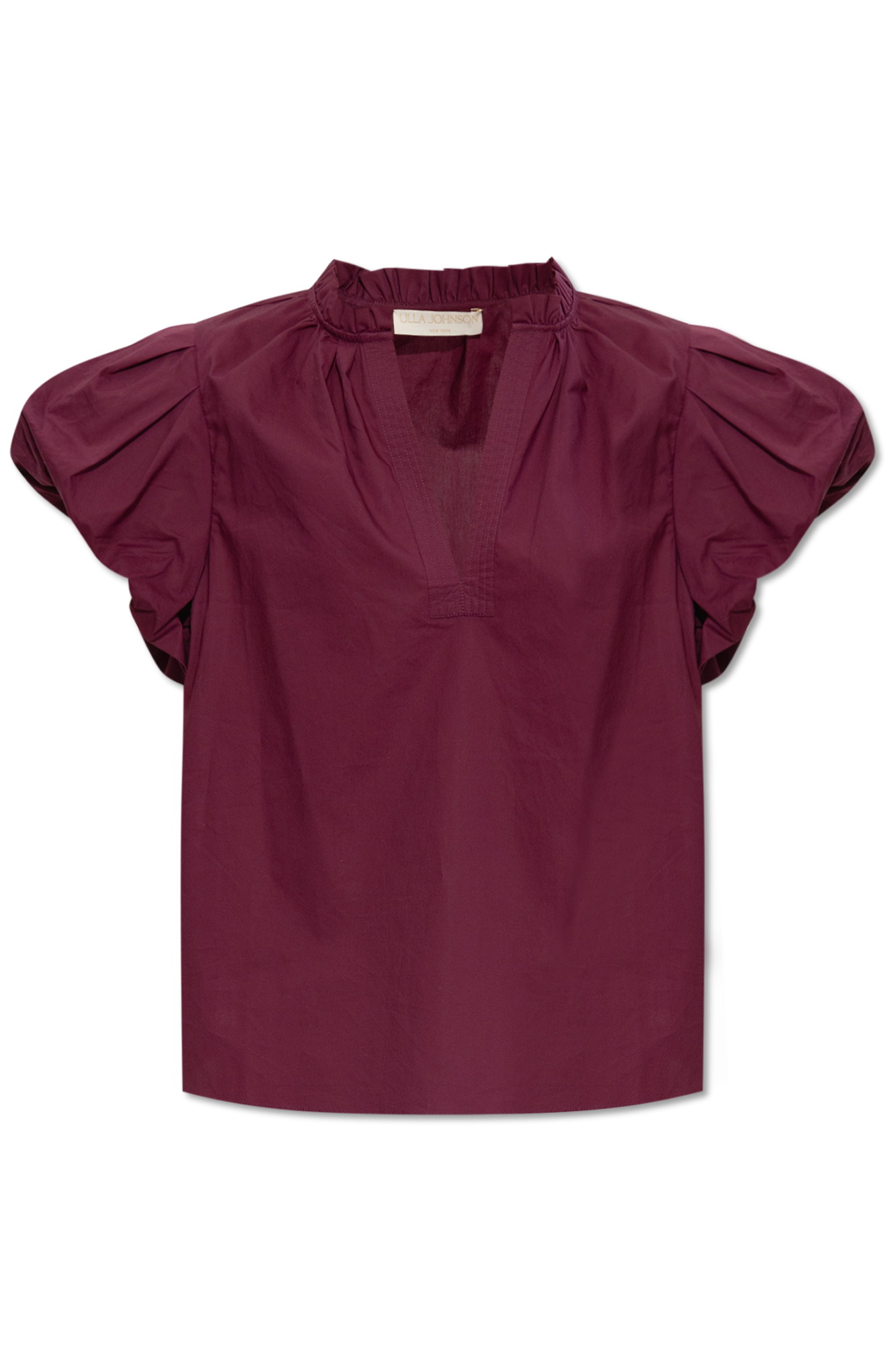 Ulla johnson silk discount red short sleeve